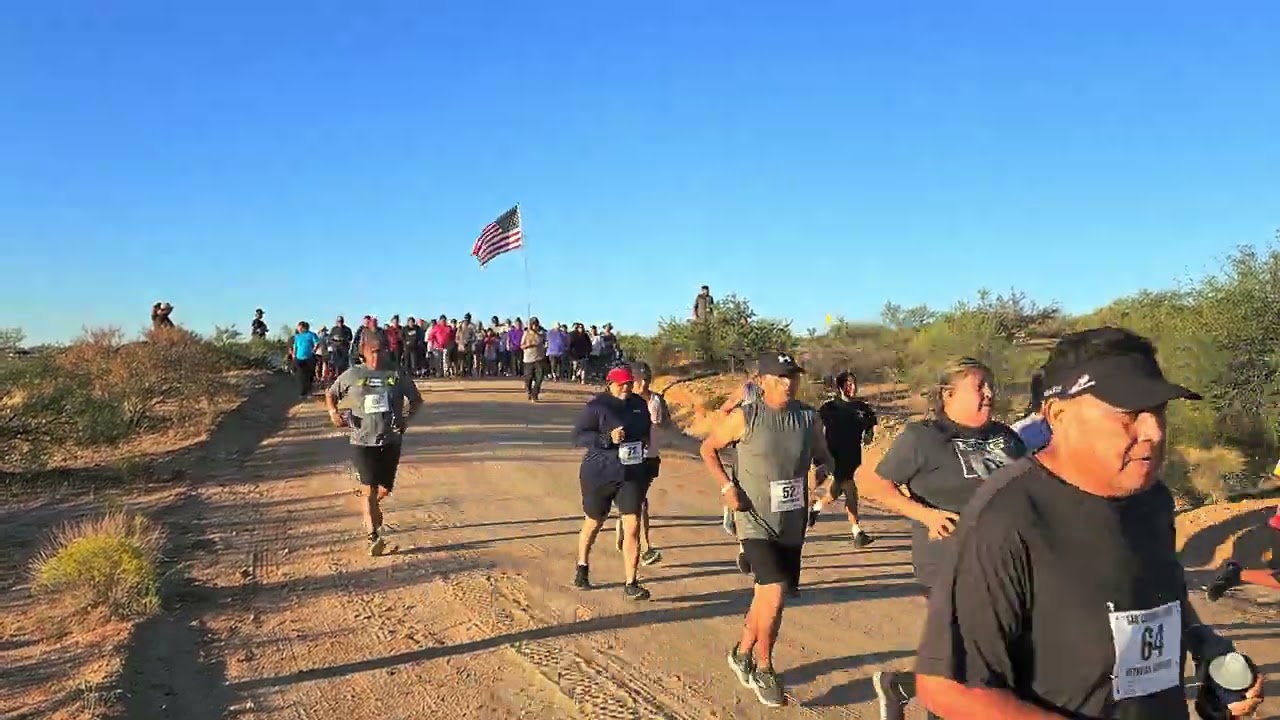 Walk Across The Mesa Sept 2022. San Carlos Apache Reservation
