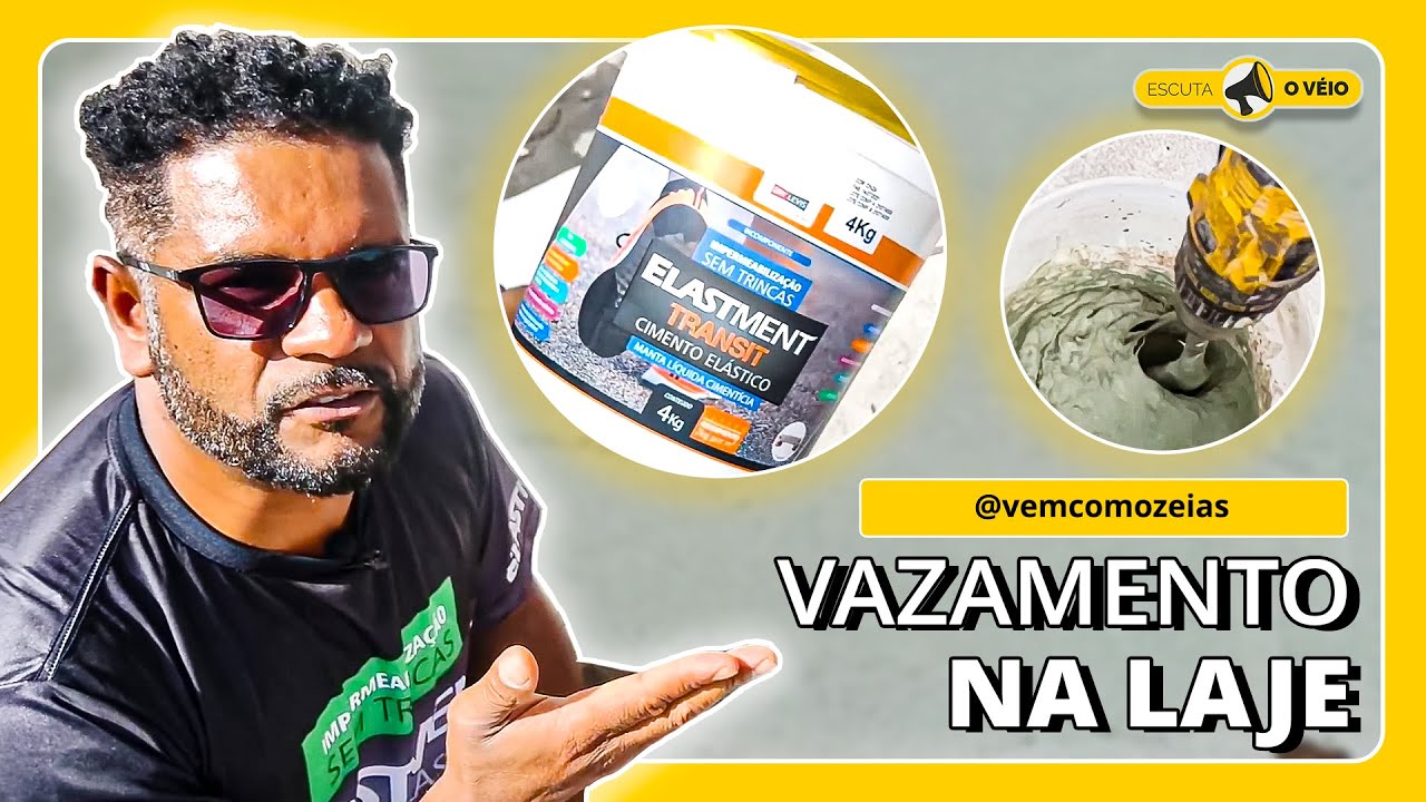 VAZAMENTO NA EMENDA DA LAJE NUNCA MAIS! Elastment Transit | Dry Levis
