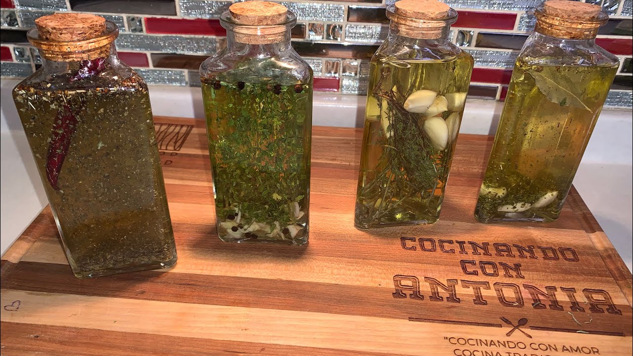 Aceites aromáticos para cocinar aderezar #amiestilo