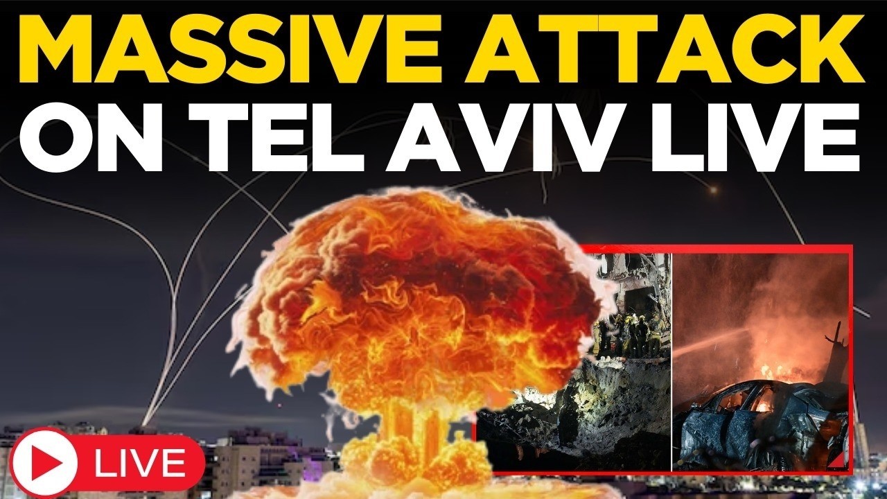LIVE | Iran Strikes Israel in Retaliatory Attack | Iran Launches Hypersonic missiles | Iran-Israel