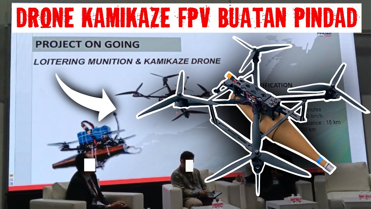Pindad Kembangkan Drone FPV Kamikaze - Menyesuaikan Trend Peperangan Modern