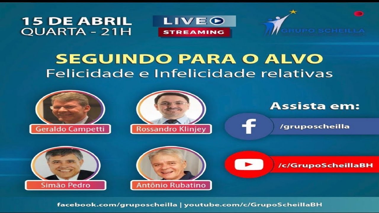 [Live] Felicidade e Infelicidade Relativas  -  Rossandro Klinjey, Geraldo Campeti e Simão Pedro