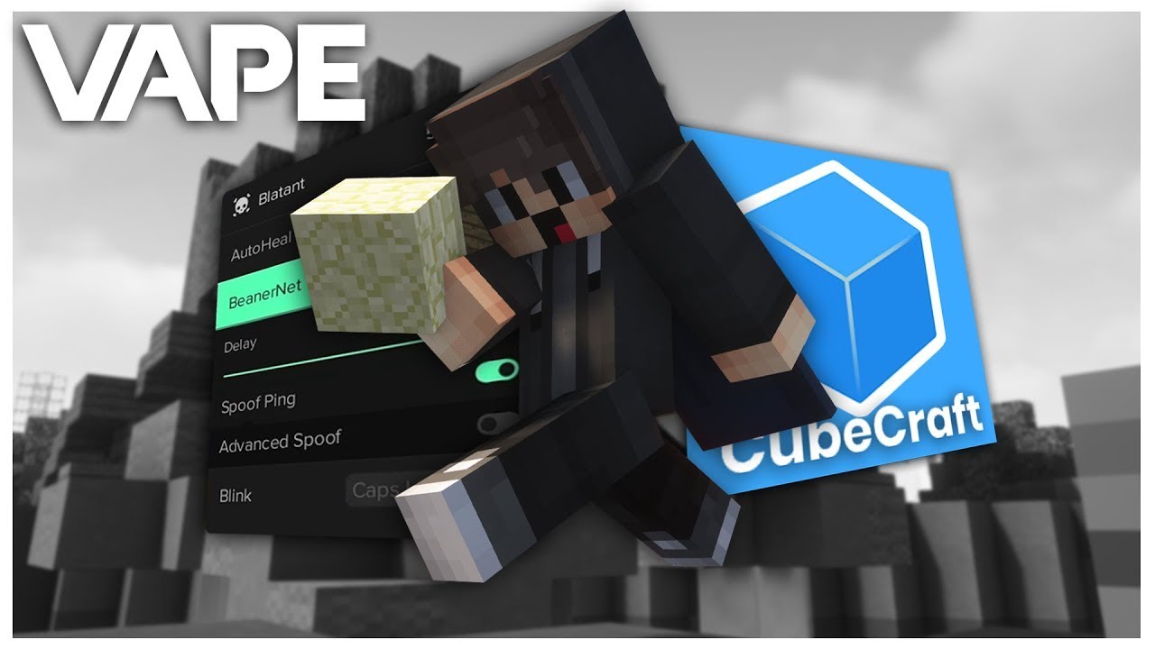 CUBECRAFT BLATANT HACKING WITH VAPE V4 | Fly, Speed, NoFall (Still Bypassing)