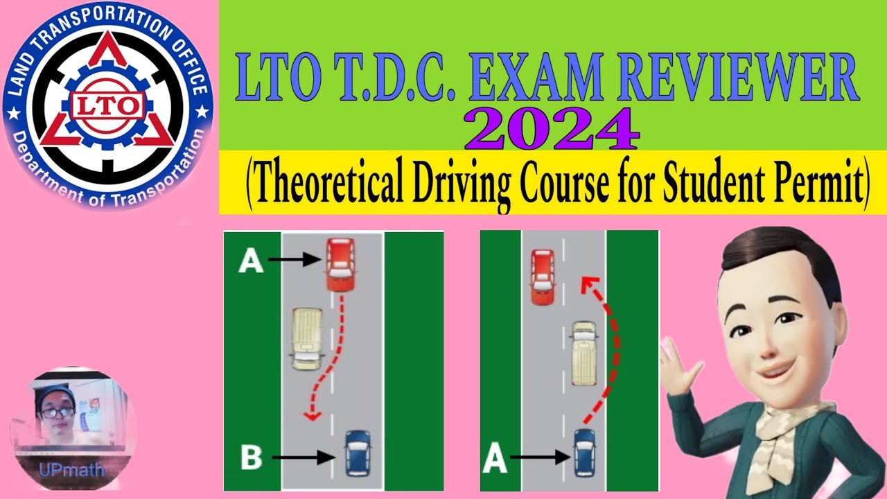 LTO TDC EXAM REVIEWER 2024 FOR STUDENT PERMIT (TAGALOG)