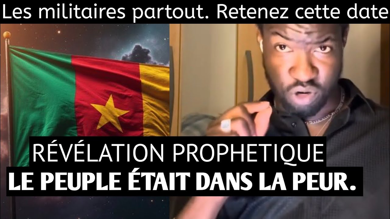 Prophetie sur le Cameroun 🇨🇲. Ce que j'ai vu faisait peur 😱. 