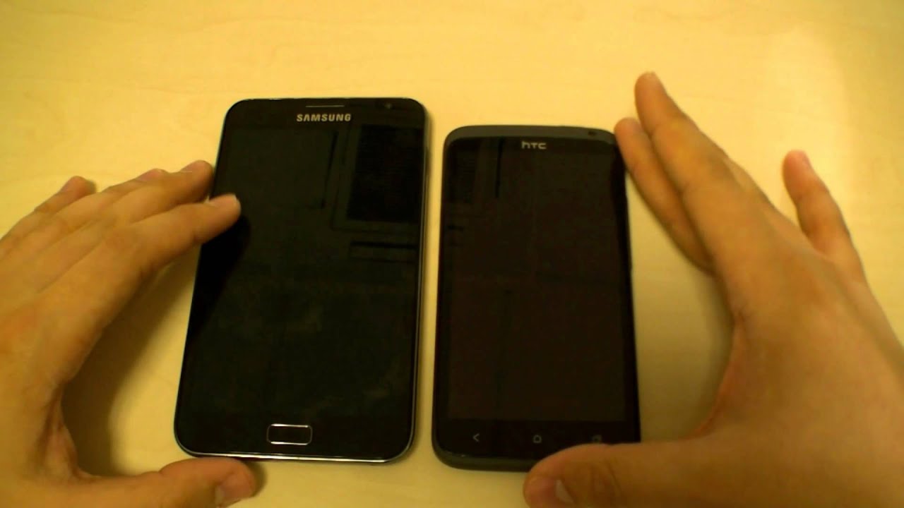 HTC One X vs. Samsung Galaxy Note
