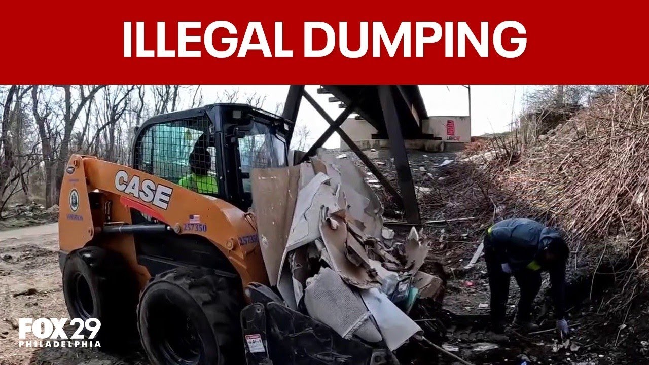 Pennypack Park cleanup: 170 tons of trash cleared from illegal dumping site in Northeast Philly