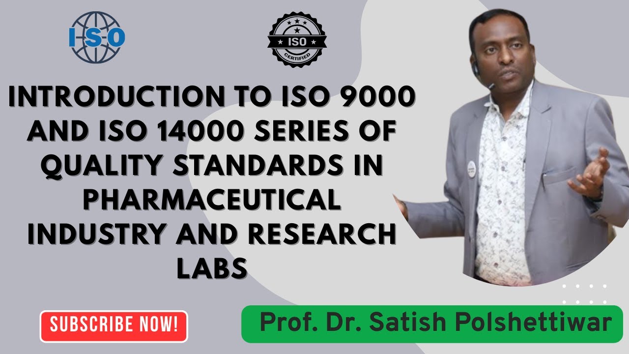 Introduction to ISO 9000 and #iso  14000 Series of Quality Standards in Pharmaceutical Industry