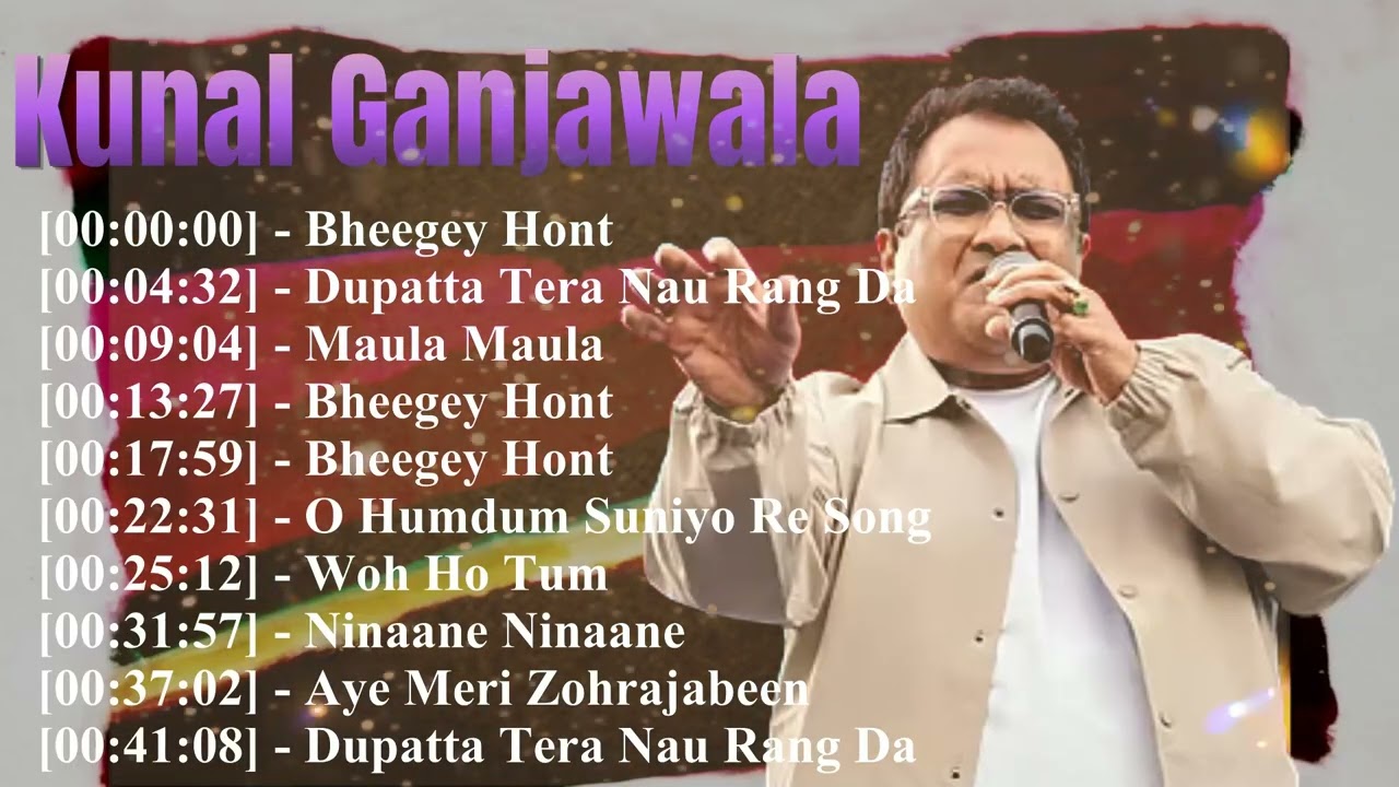 Best of Kunal Ganjawala | All Time Hindi Hits, Romantic Songs & Bollywood Jukebox 2026 HD 4K