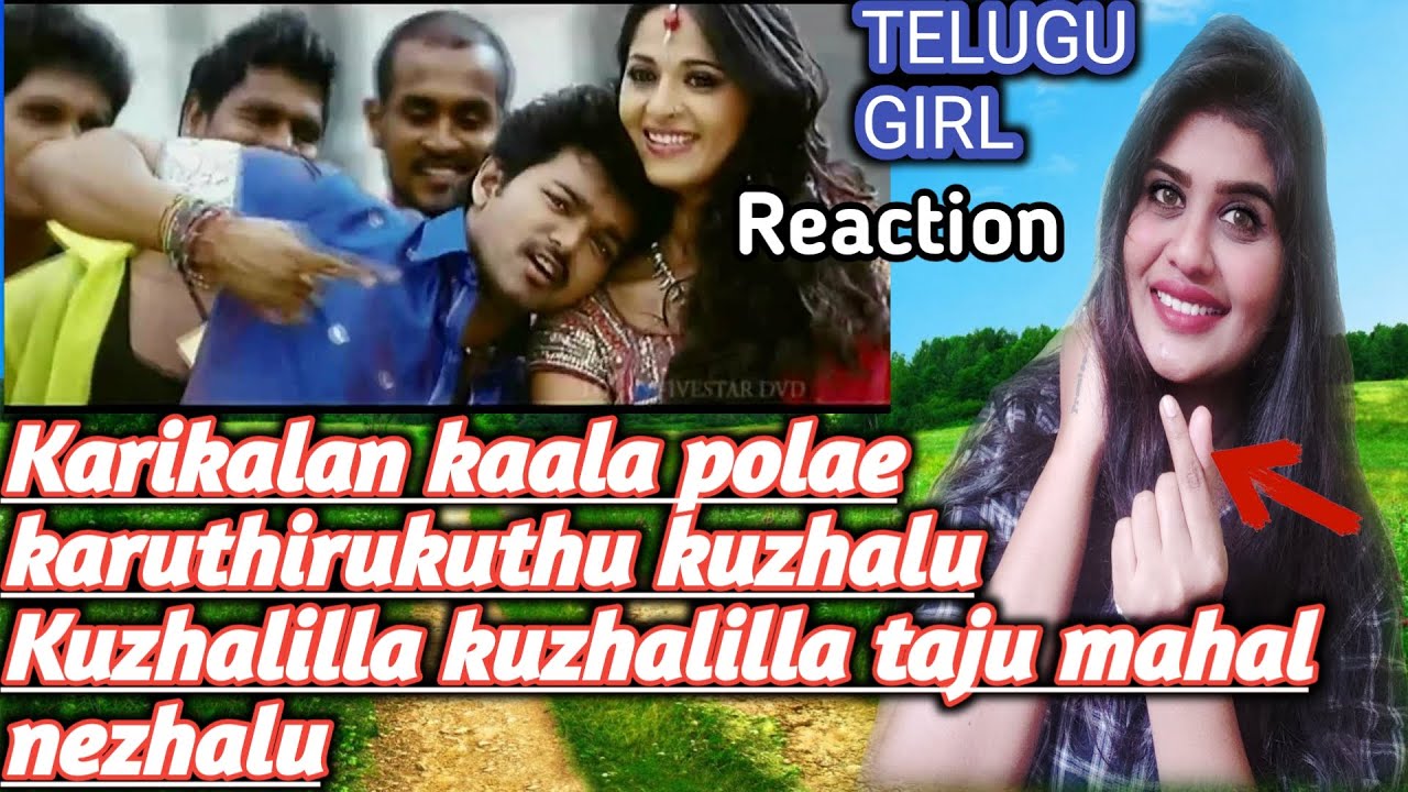 Vettaikaaran | karikakalan song | Reaction video |Telugu girl | Sangeeta |