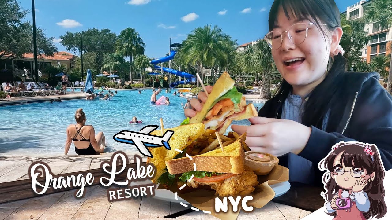 Видеоблог о курорте Orange Lake Resort на целый день | Из Нью-Йорка в Орландо ✈️