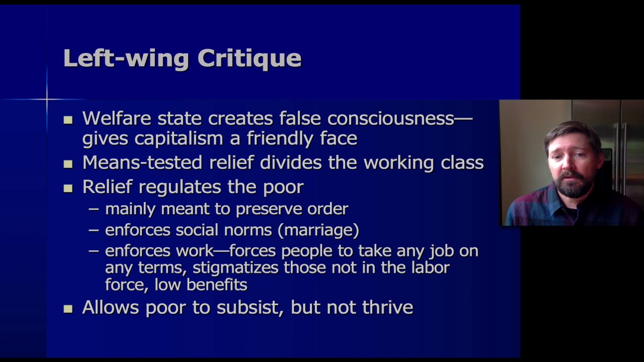 Left-wing Critiques of the Welfare State