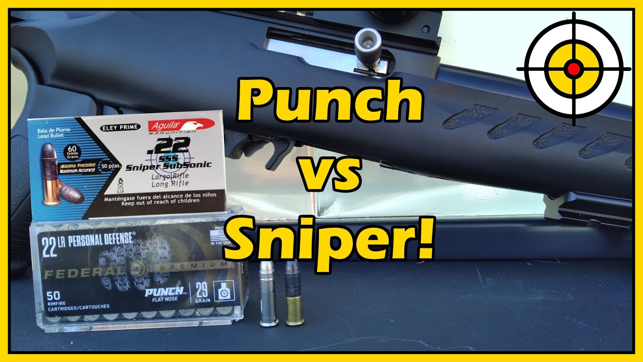 Неужели Панч только что подстрелили?! .22LR Federal Punch против Aguila Sniper: тест дозвукового ...