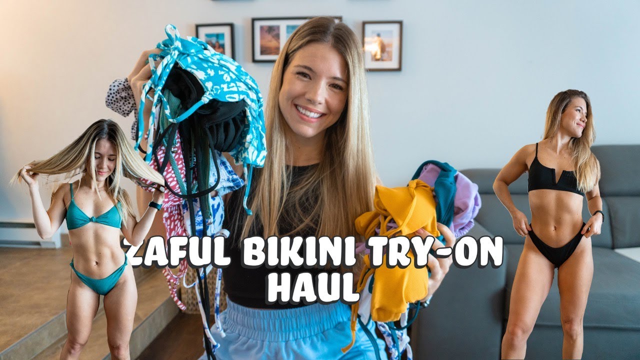 Примерка бикини ZAFUL на весенние каникулы 2022 года