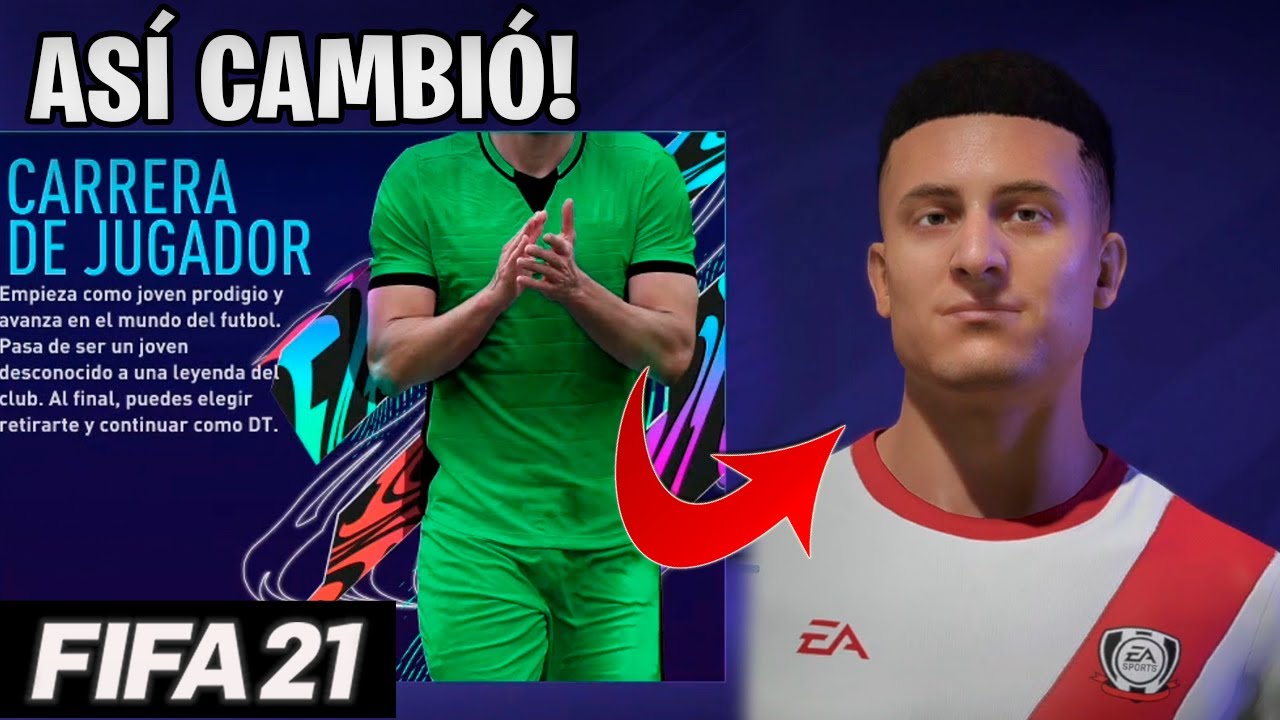 ASÍ CAMBIÓ EL MODO CARRERA JUGADOR DE FIFA 21