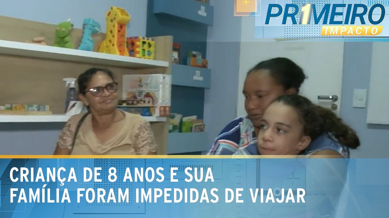 Criança sem braços e pernas é impedida de embarcar em voo | Primeiro Impacto (13/10/23)