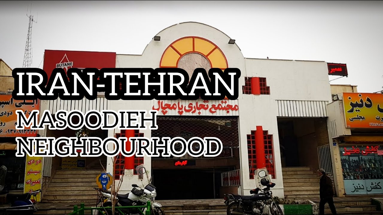 tehrangard driving tour in tehran from masoodieh neighbourhood - iran tehran 2022 /1401