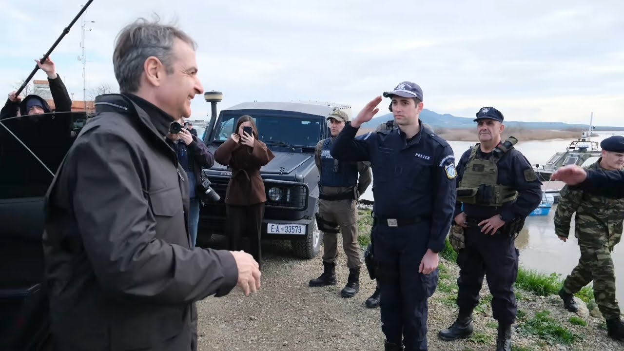 O Κ. Μητσοτάκης στον Έβρο, στον Συνοριακό Σταθμό Κήπων και στην «Κυρά του Δέλτα»
