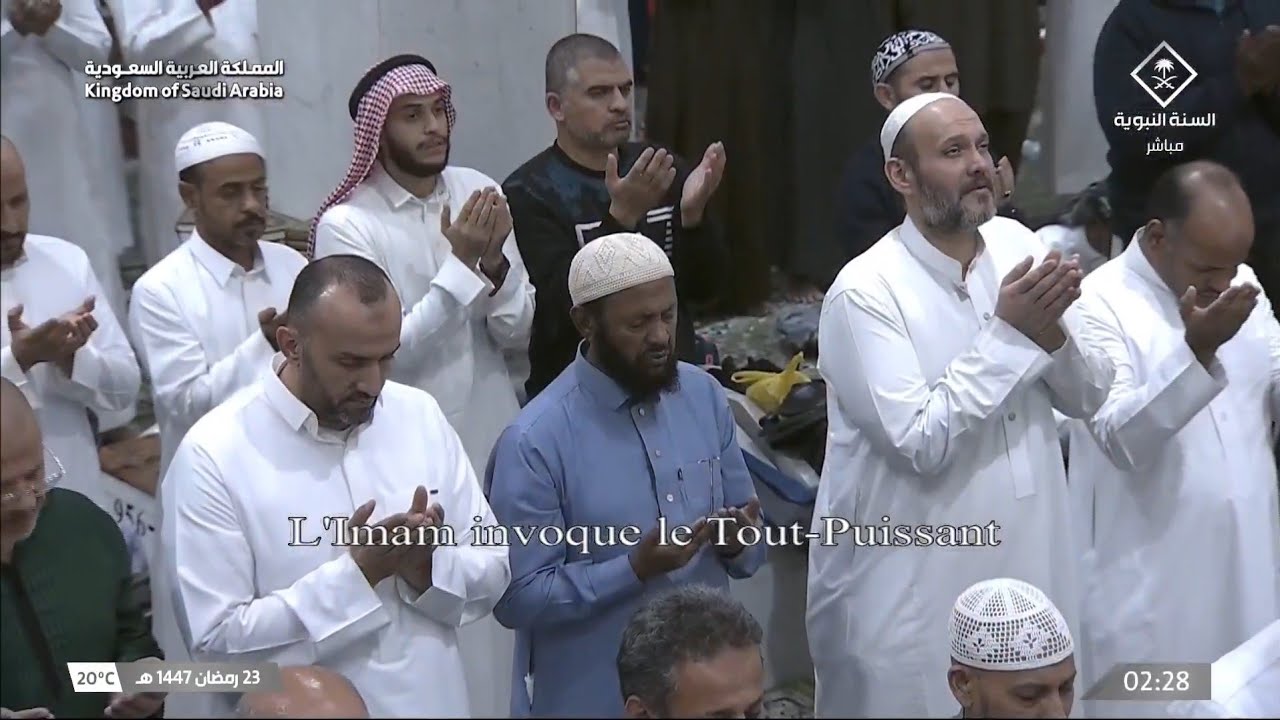 دعاء القنوت من المسجد النبوي بالمدينة المنورة | الشيخ أحمد الحذيفي | ليلة ٢٣ رمضان ١٤٤٧هـ