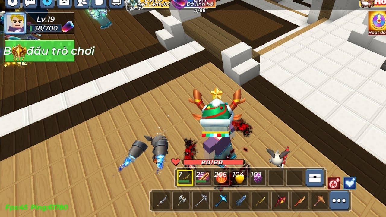 Sau hơn 1 năm off thì giờ tiếp tục chơi lại thui 😁😁😁 giờ đánh gà quá r (Blockman go bed wars)