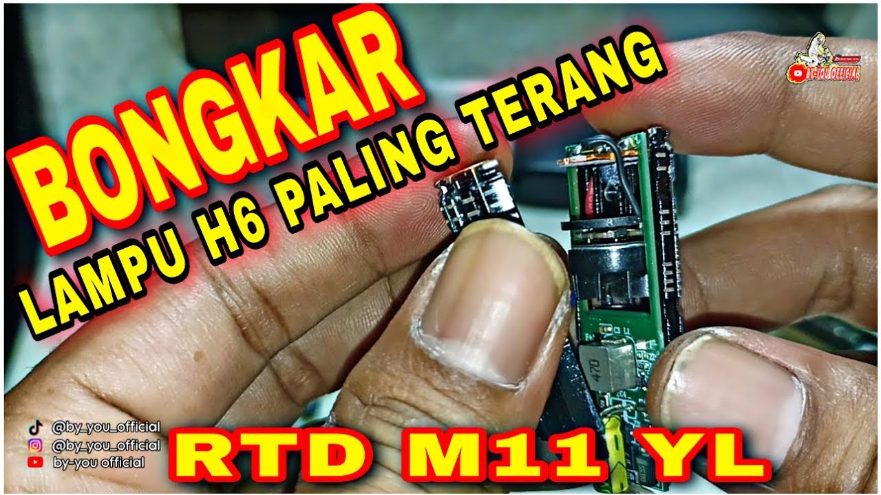 RAHASIA DI DALAM RTD M11YL ‼️ LAMPU H6 PALING TERANG #rtd #rtdm11yl 