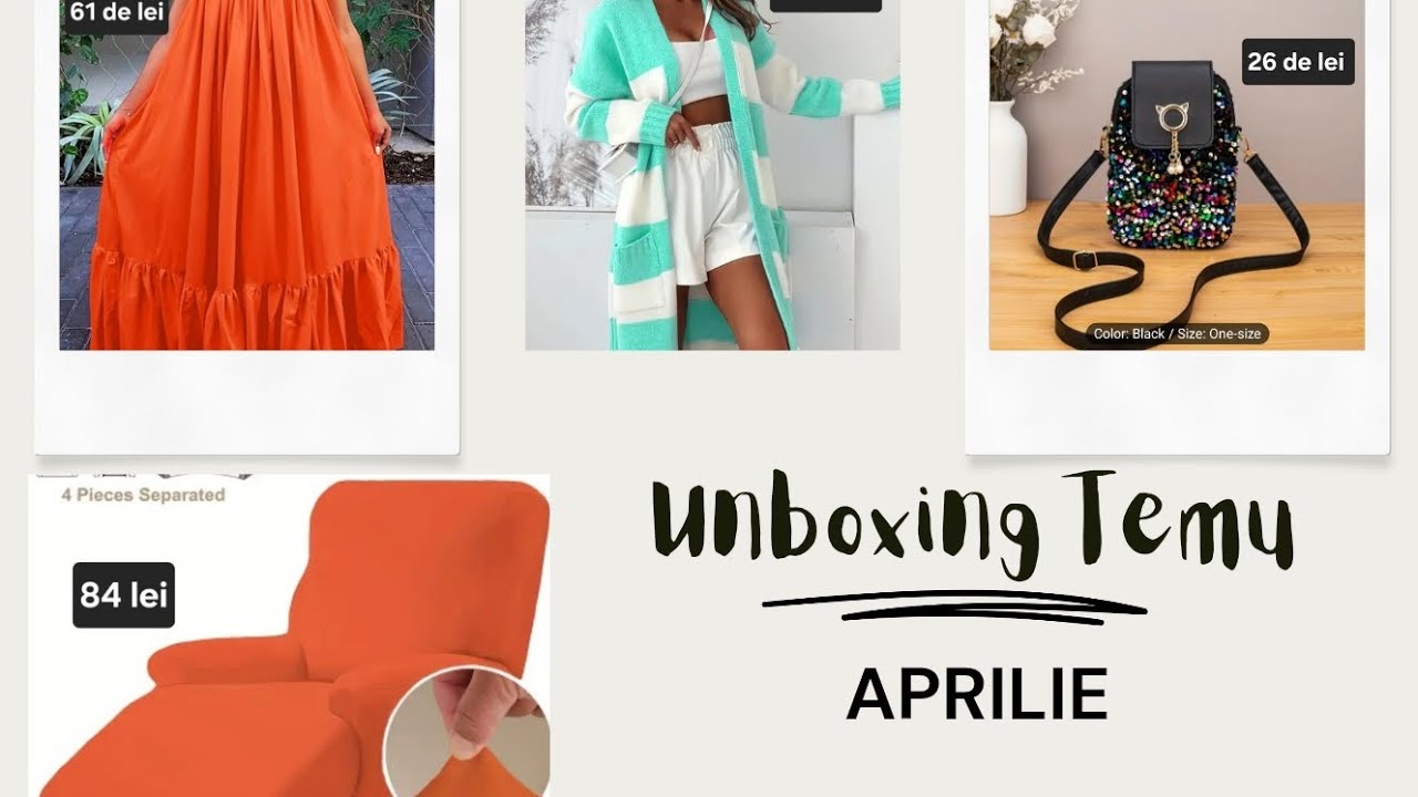 Unboxing Temu / Aprilie