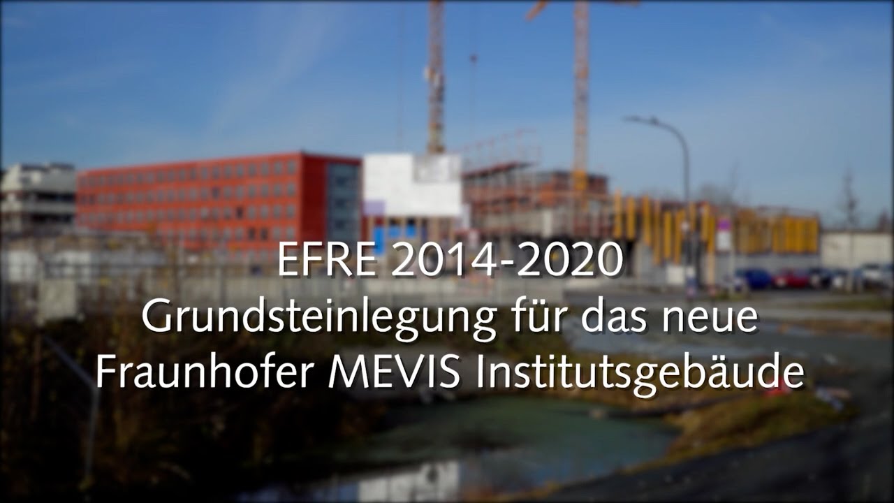 Grundsteinlegung des neuen Fraunhofer MEVIS Gebäudes