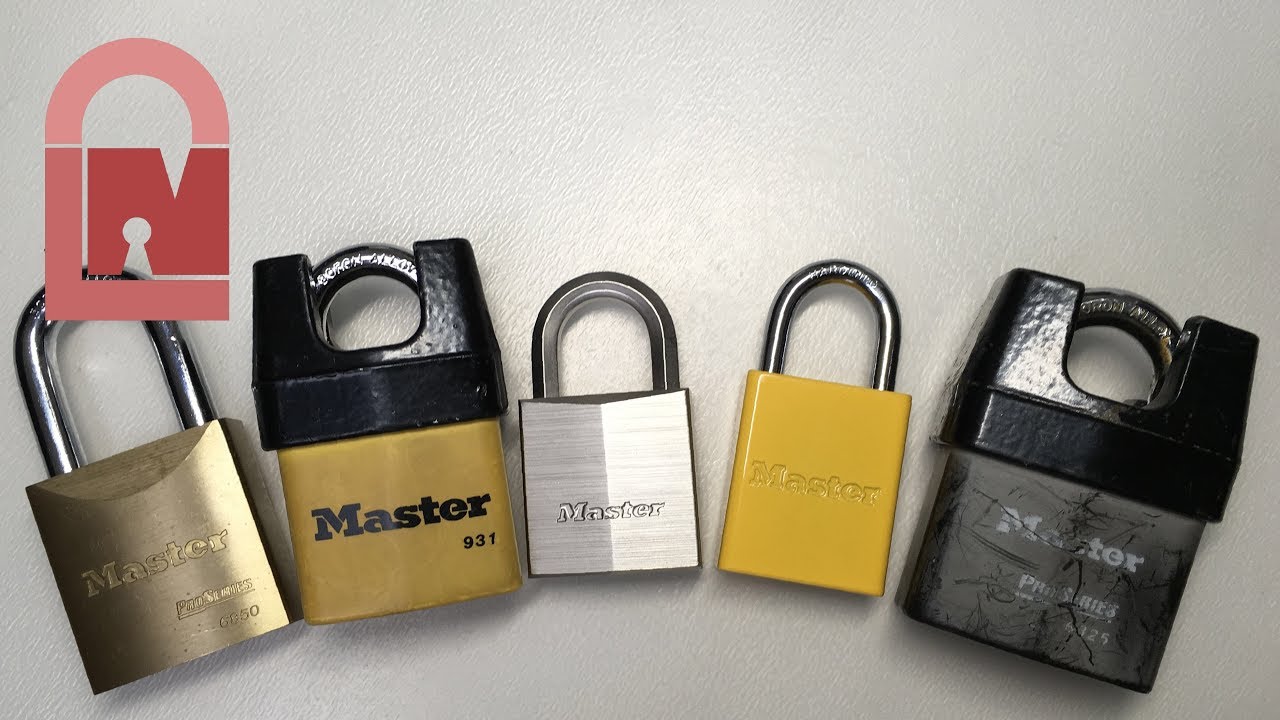 (272) Master Lock's BEST Locks - Give them a go!