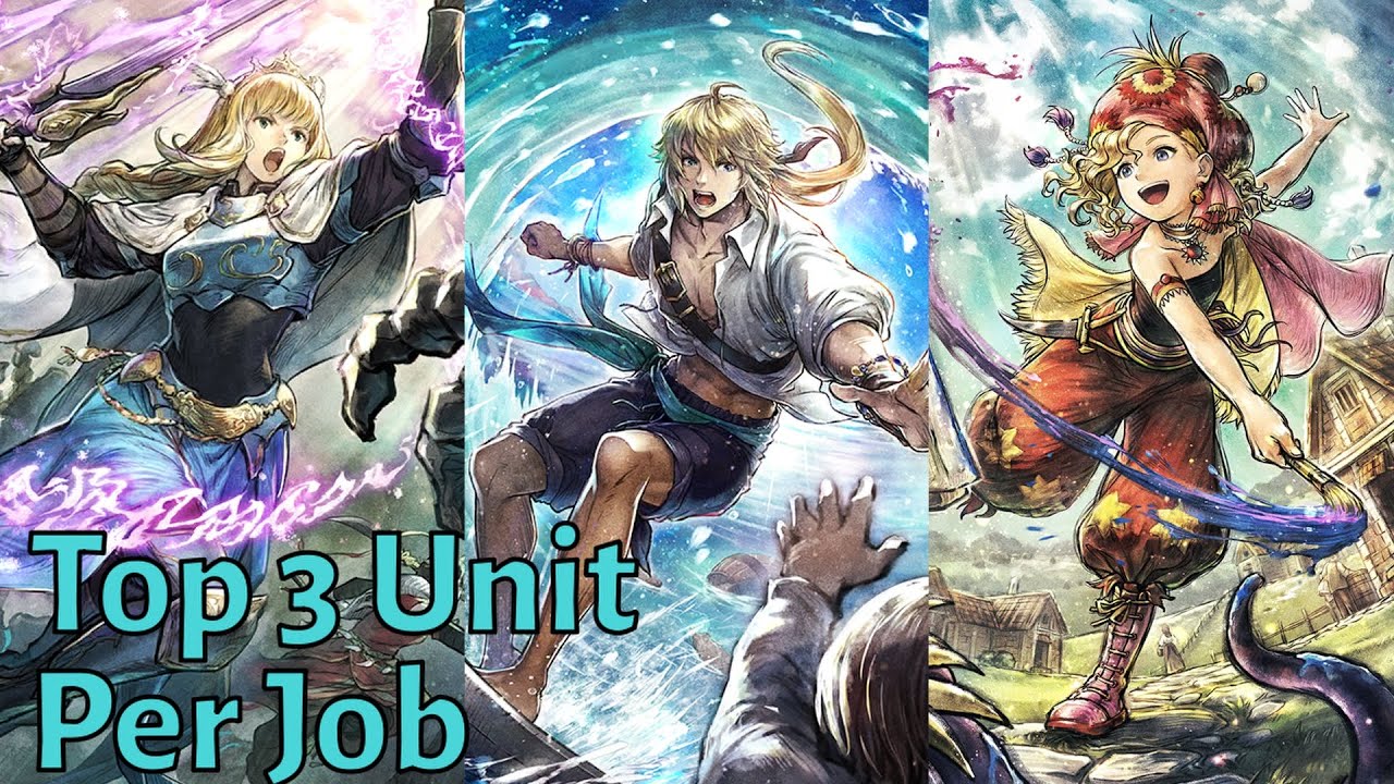 Top 3 Best Unit of Each Job in JP(as of December 2025) - Octopath Traveler: CotC