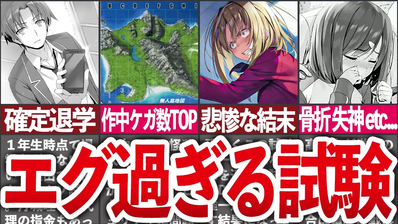 【訴訟レベル】作品史上最もエグい試験をまとめてみた【ゆっくり解説】
