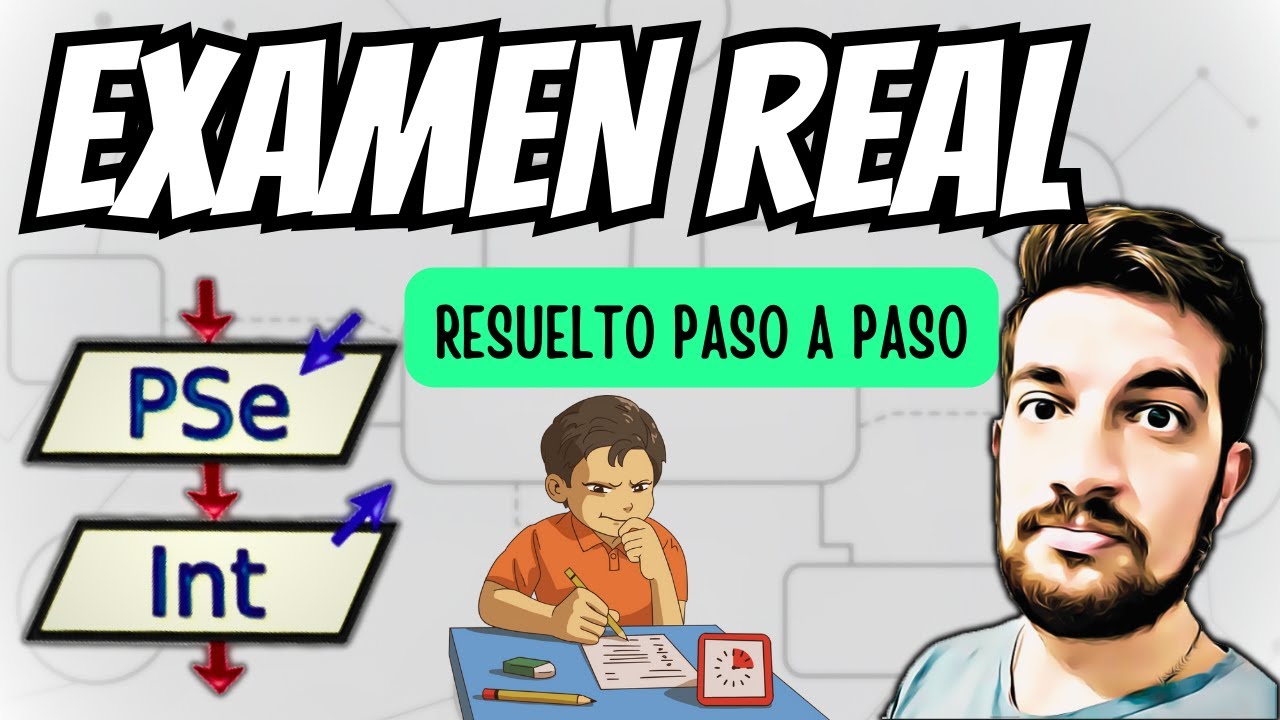 EXAMEN REAL en PSeInt ⌨️ RESUELTO Paso a Paso ✅