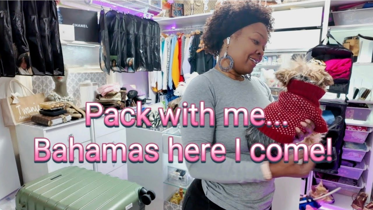 Pack with me.... Bahamas here I come! 