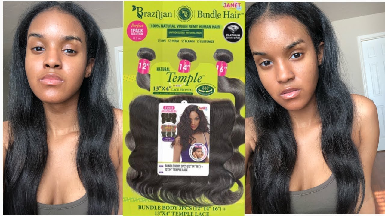 Janet Collection Brazilian Bundle Hair Review (leave out)