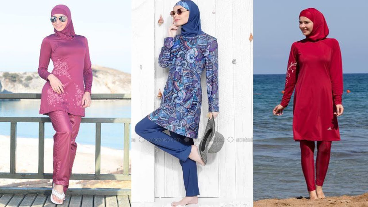 طريقة تفصيل بوركيني محجبات رائع😍 يطلع ارخص من المحلات/burkini