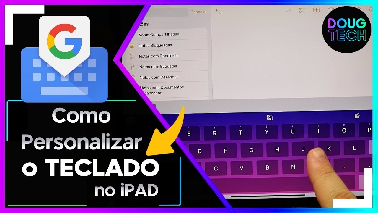 Como Personalizar o TECLADO no iPAD
