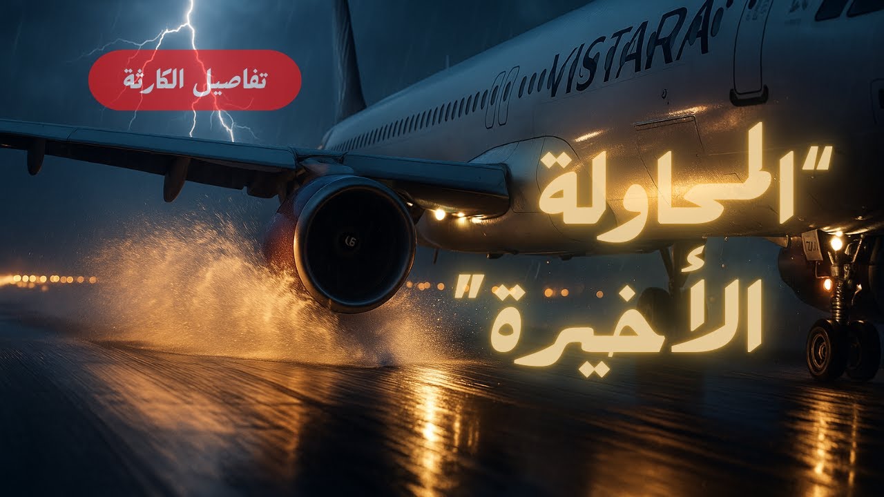 هبوط اضطراري في وسط العاصفة  | محاكي تحقيقات الكوارث الجوية 2025  | Vistara 944