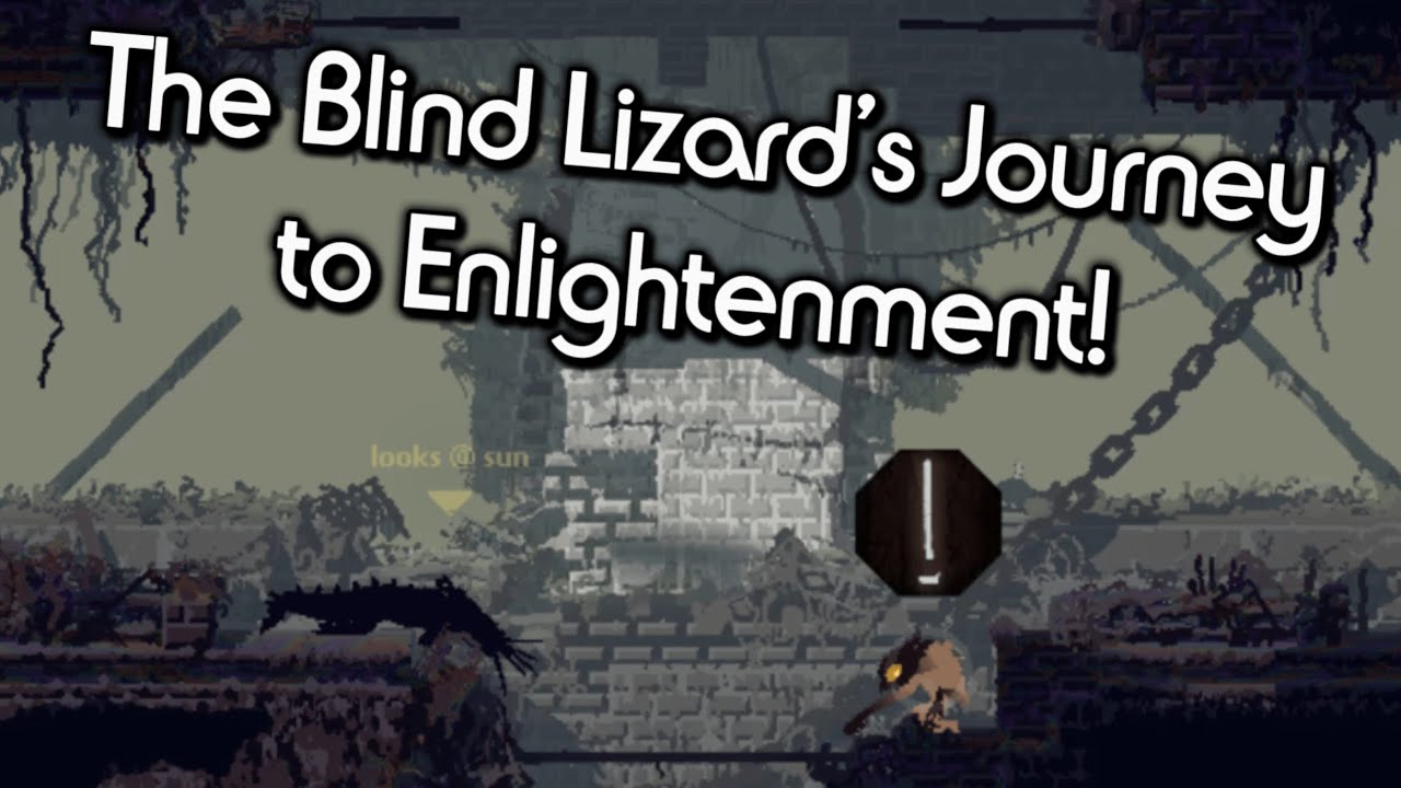 Getting a Blind Lizard Cured (Rain Meadow) - Rain World