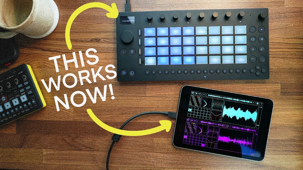 Сэмплирование через USB на Ableton Move