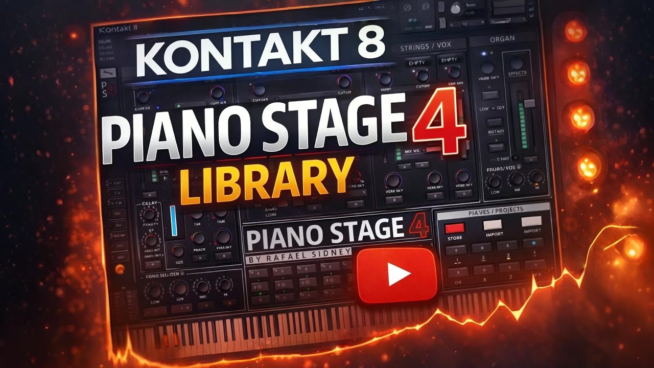 Essa biblioteca esta FANTASTICA!!! PIANO STAGE 4 PARA KONTAKT 🎹