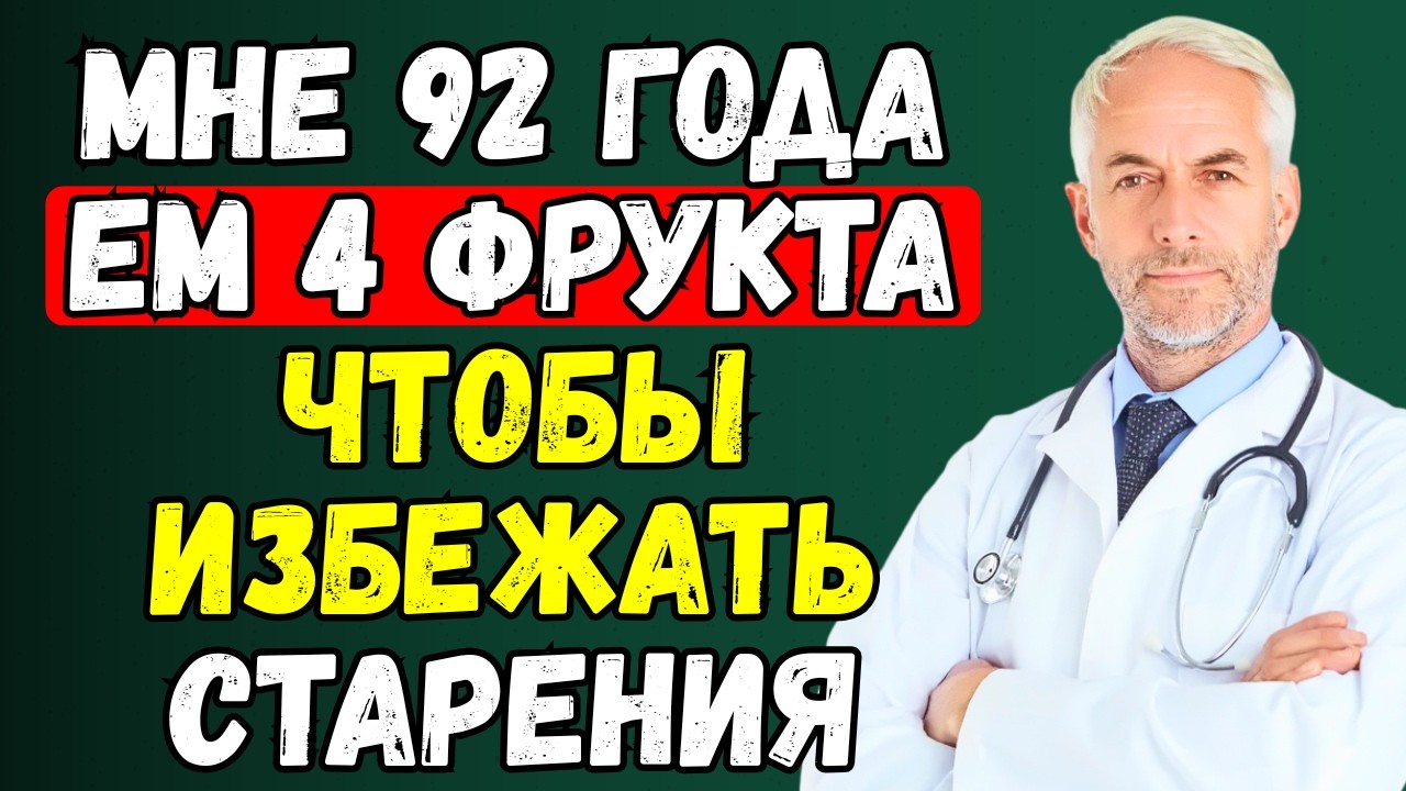 Хотите прожить дольше? Эти 4 недорогих фрукта необходимы каждому человеку старше 60 лет.