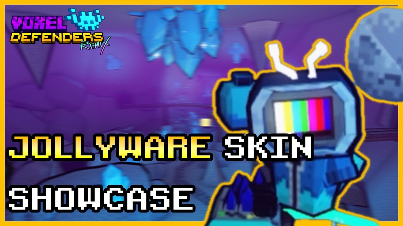 Showcasing NEW “Jollyware” Skin in Voxel Defenders: Remix