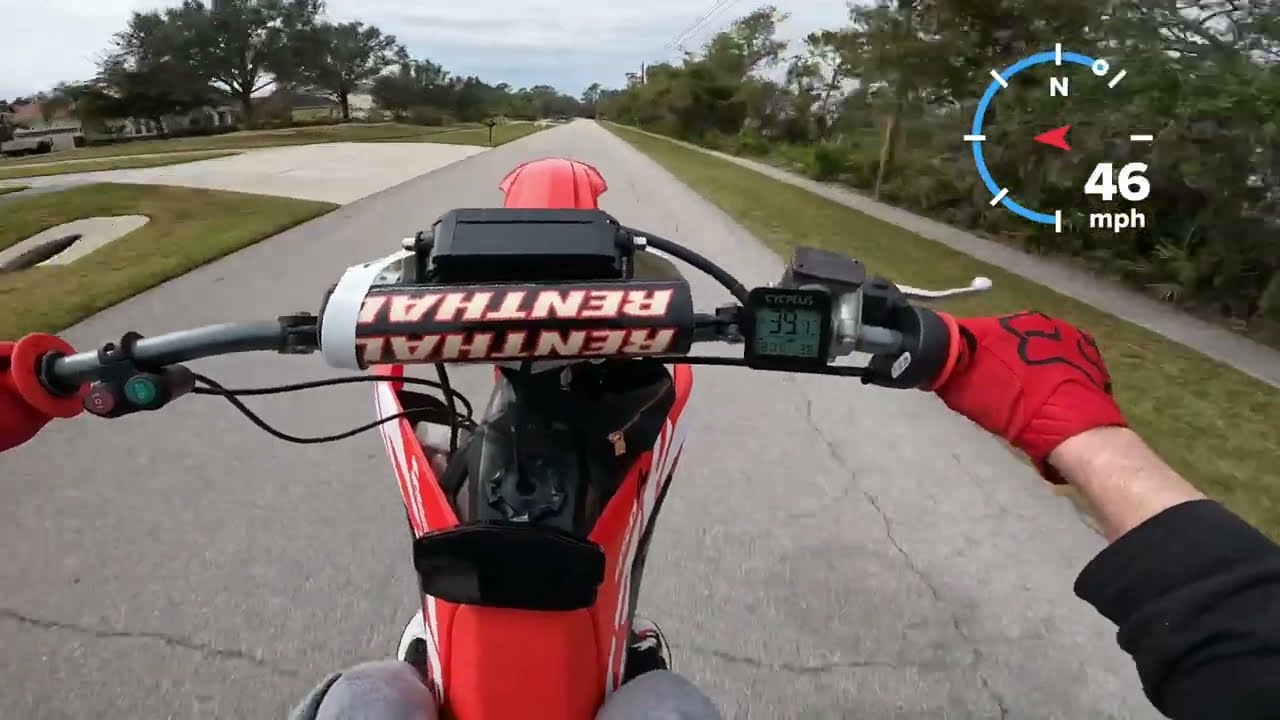 “Gear Up!” 15/49 - 32Min. Ride No Music - E&C 25kw Honda CRF450R;QS138v3, EM260,Eon 72v34ah Molicel