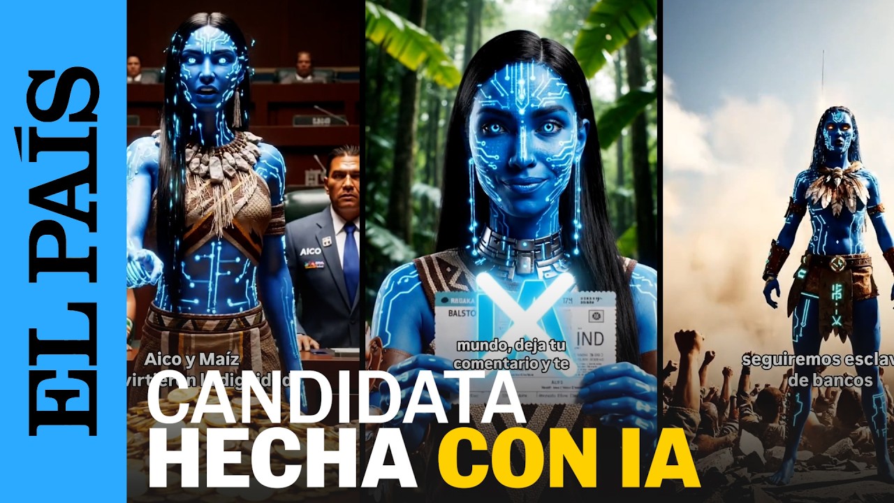 ELECCIONES en COLOMBIA: Gaitana, la pol&eacute;mica candidata hecha con INTELIGENCIA ARTIFICIAL | EL PA&Iacute;S