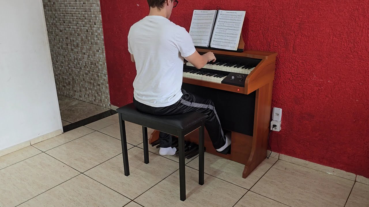 Hinário 5 - Prelúdio Meia-Hora - Hino 166 - A graça inefável de Deus - Órgão Tokai T1 Spinet