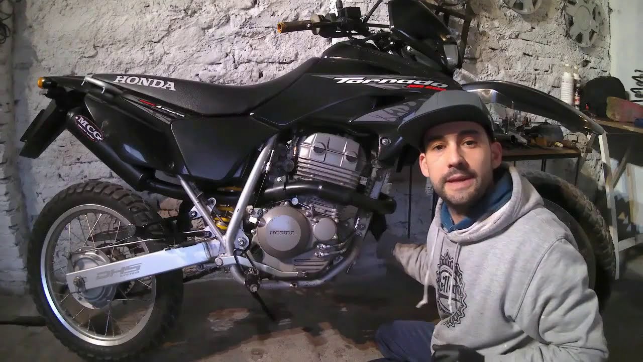 LE PUSE ESCAPE COMPLETO + POWER BOM Y  FILTRO BMB A MI HONDA TORNADO XR 250 / DEDICADO A JUAN SALIVA