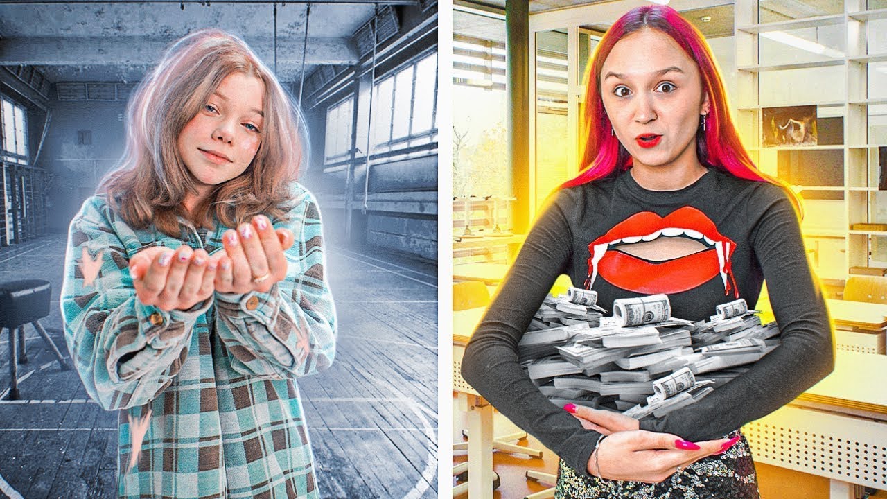 Богати Школарац VS Сиромашног Школарца! | Још један дан у школи!