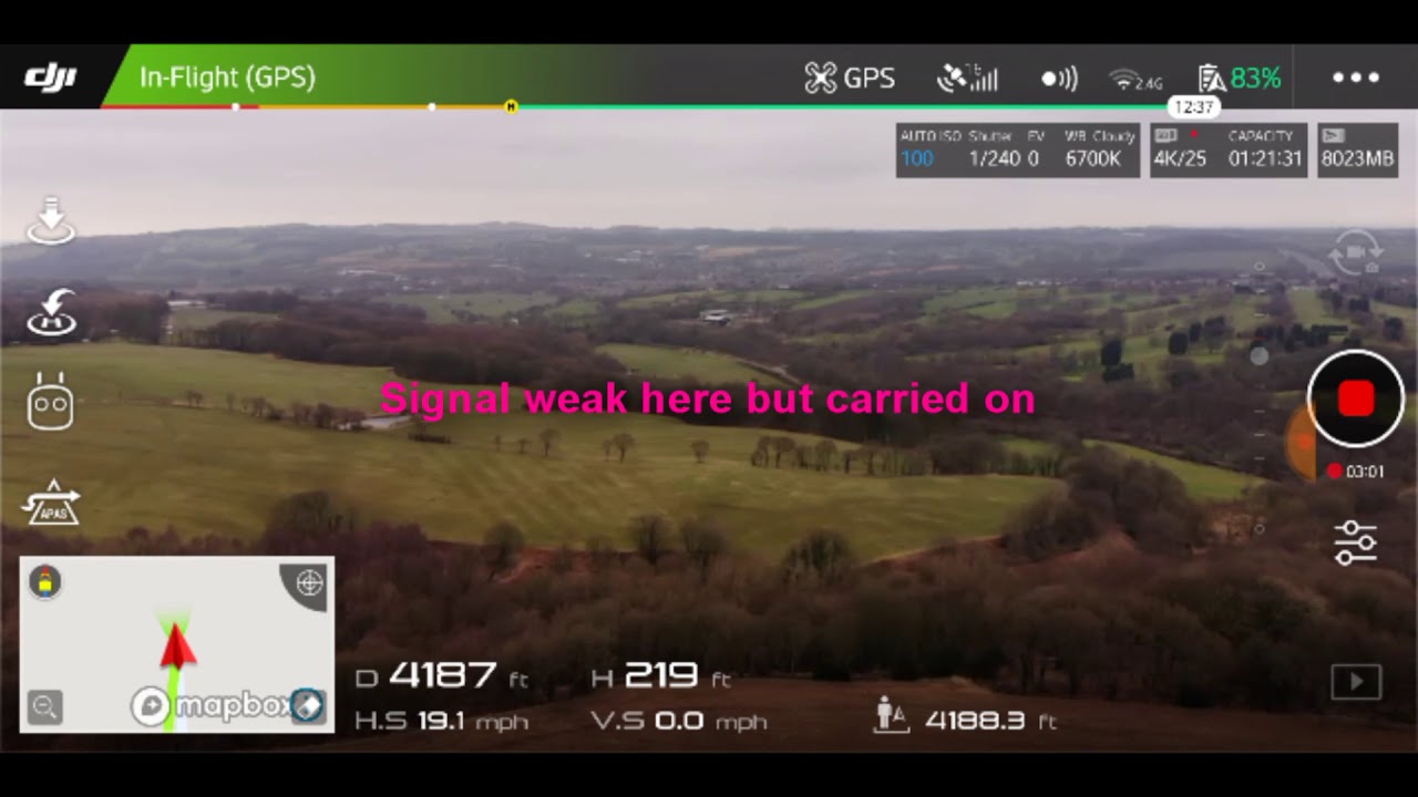 DJI Mavic Air range test in the UK