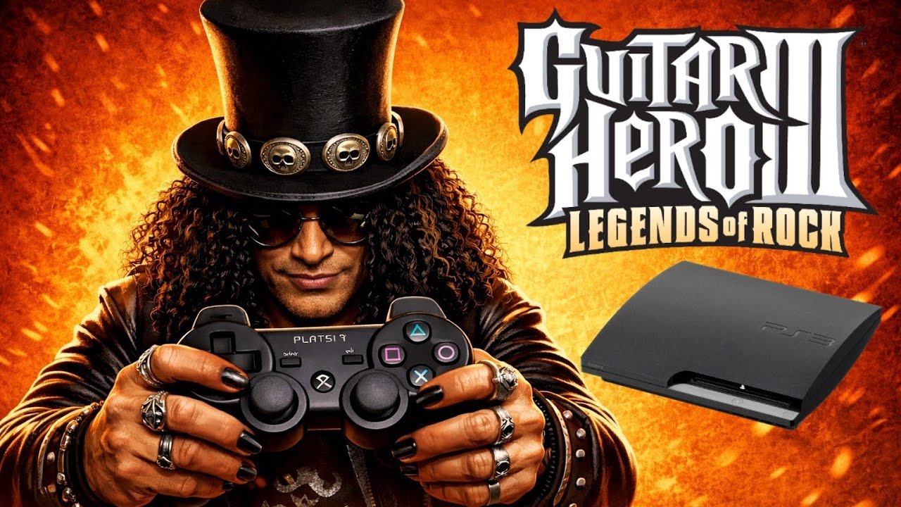 JUEGO GUITAR HERO 3 CON CONTROL EN PS3 2026 !