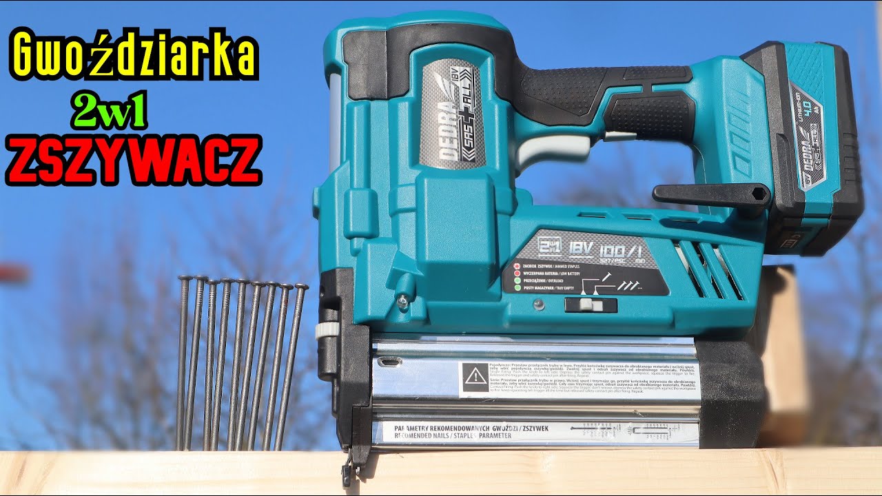 Gwoździarka  Zszywacz  2w1n Dedra DED7053
