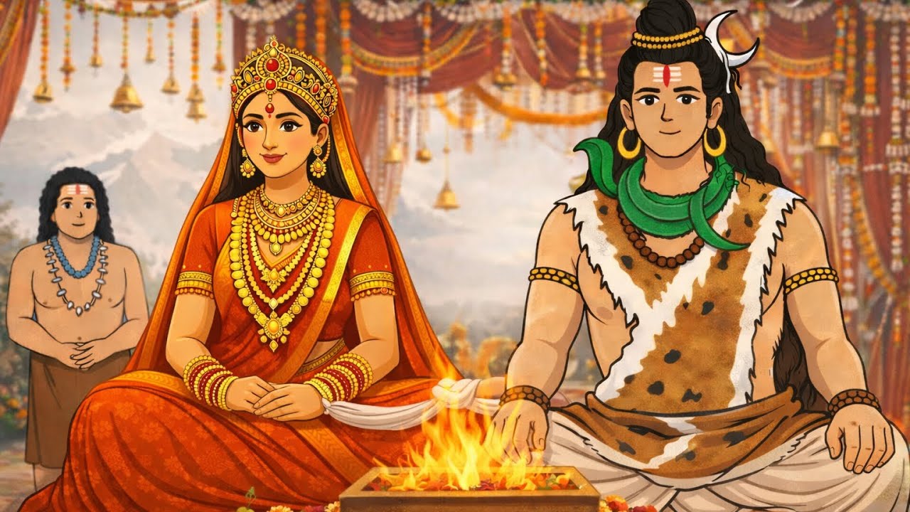 महादेव की अनोखी बारात चली | Shivaji aur parvati ji ka vivah @BhaktiPath 